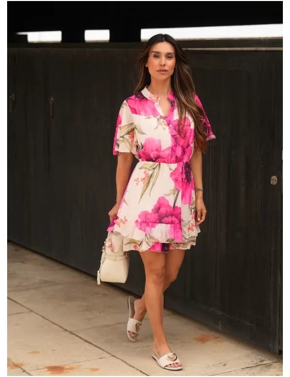 VESTIDO FLORIDO CURTO