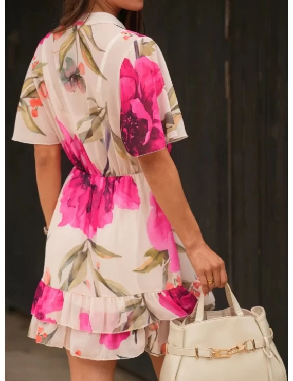 VESTIDO FLORIDO CURTO