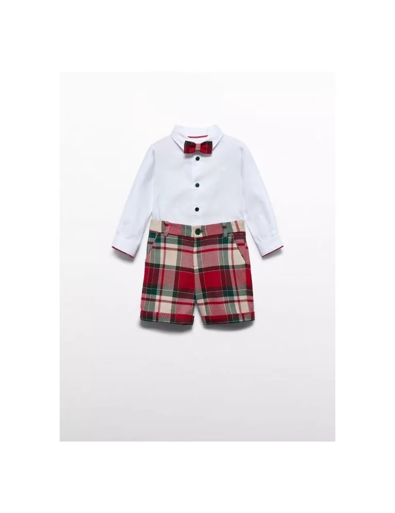 CONJUNTO 3 PEÇAS CAMISA CALÇÃO E LAÇO