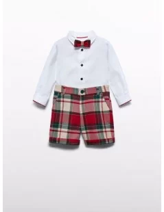 CONJUNTO 3 PEÇAS CAMISA CALÇÃO E LAÇO