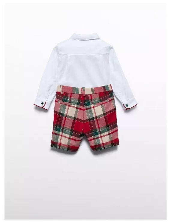 CONJUNTO 3 PEÇAS CAMISA CALÇÃO E LAÇO