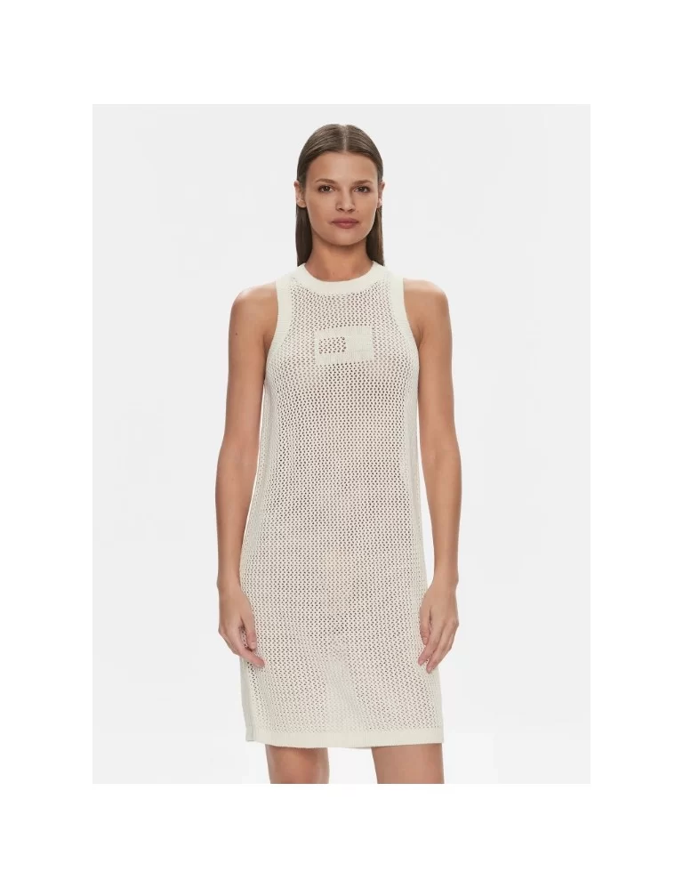VESTIDO DE MALHA RENDADA