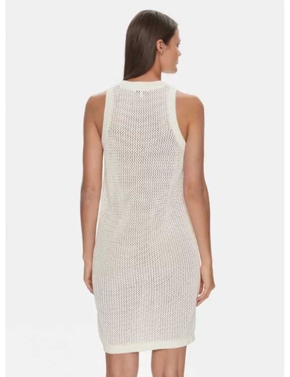 VESTIDO DE MALHA RENDADA
