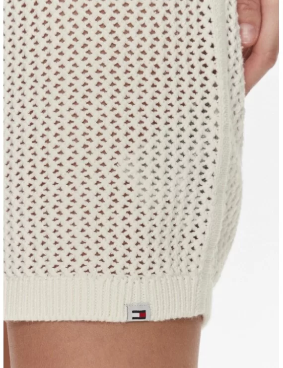 VESTIDO DE MALHA RENDADA