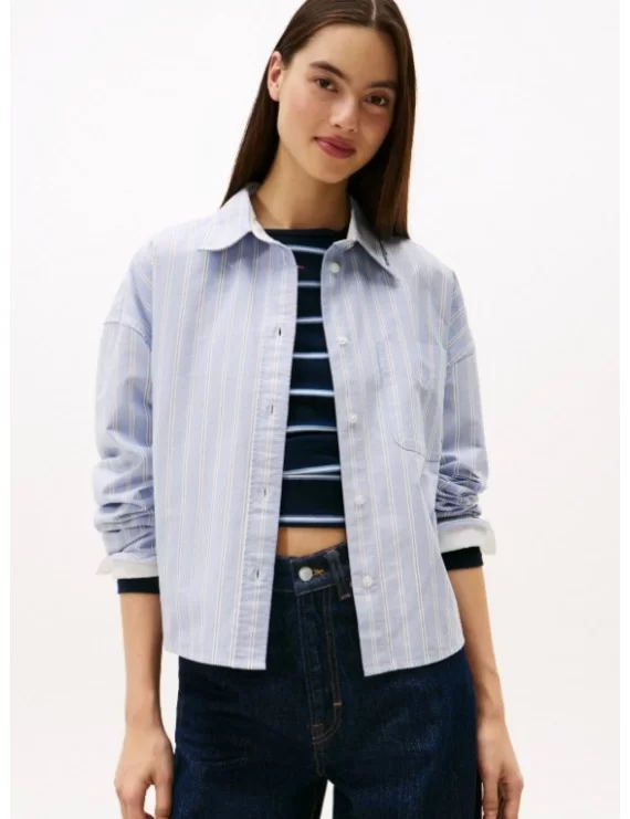 CAMISA OXFORD CURTA