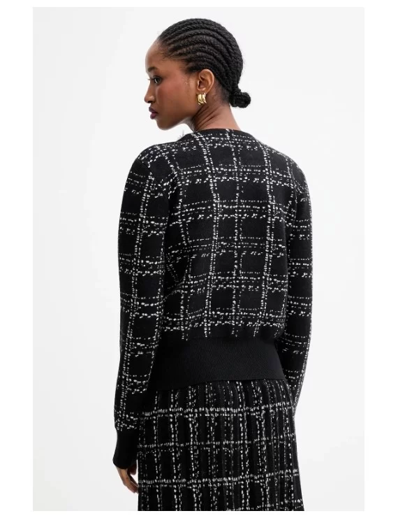 CARDIGAN COM BOTÕES DOURADOS