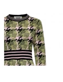 VESTIDO DE MALHA JUSTO ESTAMPADO