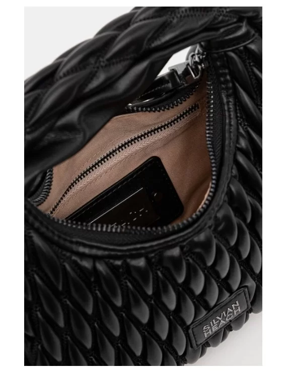 BOLSA DE MÃO COM EFEITO ACOLCHOADO