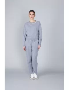 CAMISOLA DE MALHA COM APLICAÇÕES