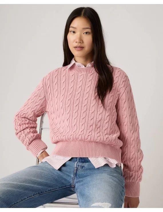 CAMISOLA DE MALHA COM GOLA REDONDA