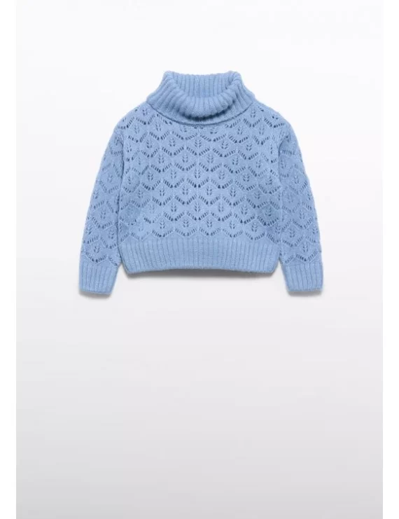 CAMISOLA DE MALHA COM GOLA ALTA