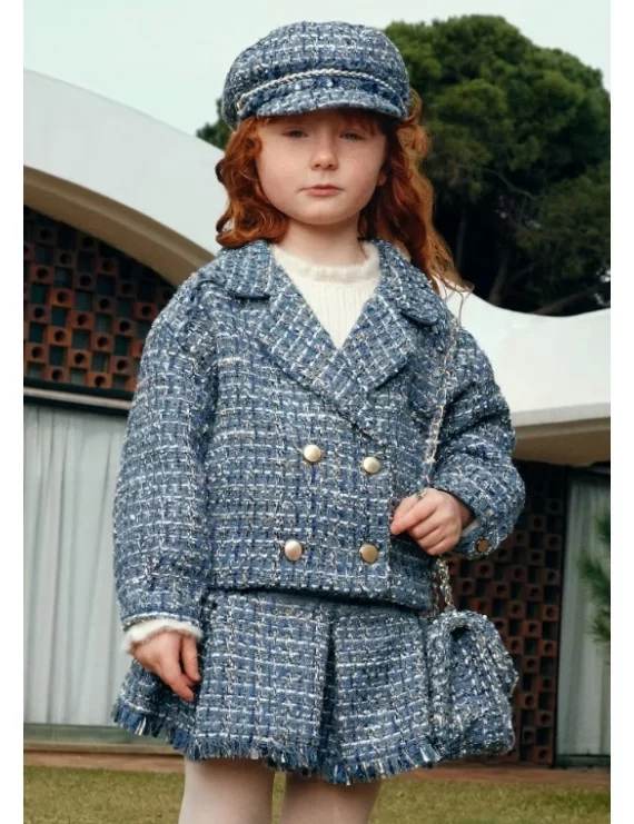 CASACO TWEED COM BOTÕES