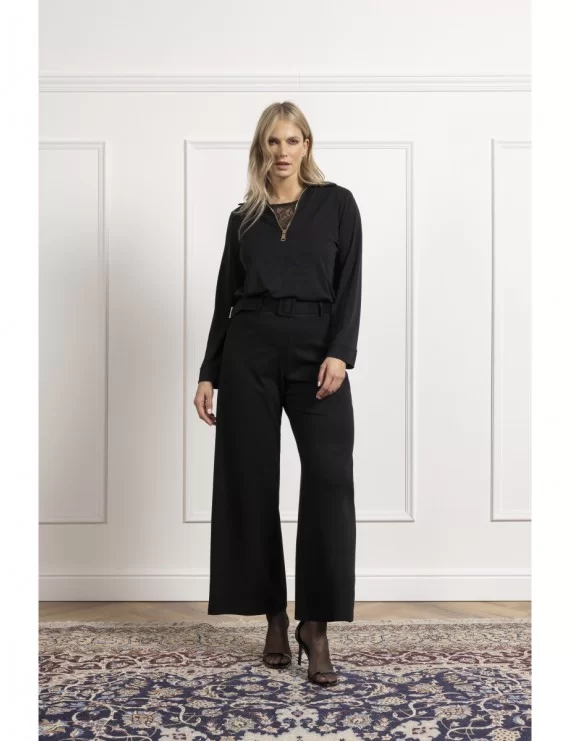 CALÇAS PANTALON COM CINTO