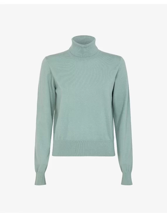 CAMISOLA DE MALHA COM GOLA ALTA