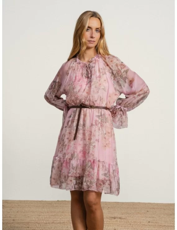VESTIDO MIDI FLORAL
