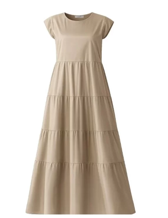 VESTIDO COM FOLHOS