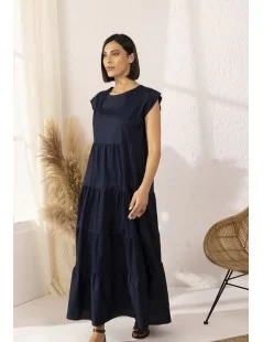 VESTIDO COM FOLHOS