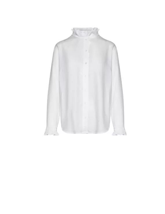 BLUSA COM GOLA FRANZIDA