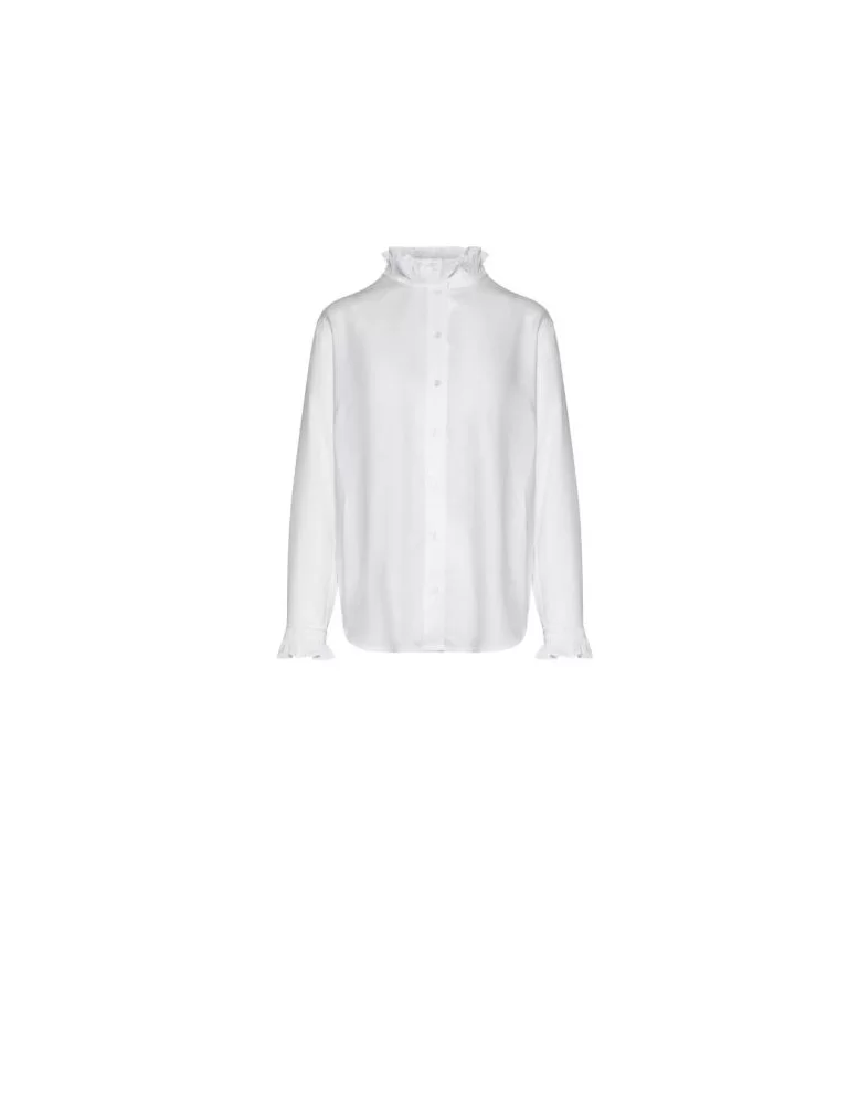 BLUSA COM GOLA FRANZIDA