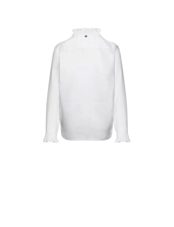 BLUSA COM GOLA FRANZIDA