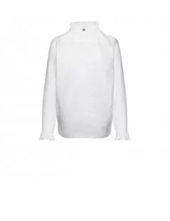 BLUSA COM GOLA FRANZIDA