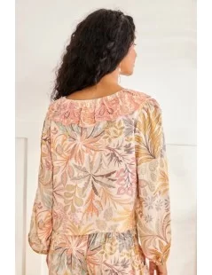 BLUSA DE MANGA COMPRIDA COM ESTAMPA