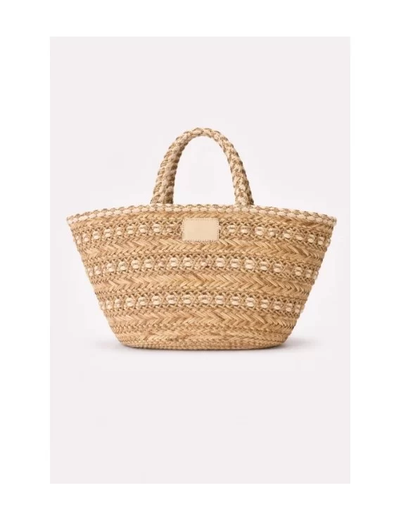 BOLSA EM RÁFIA E LUREX