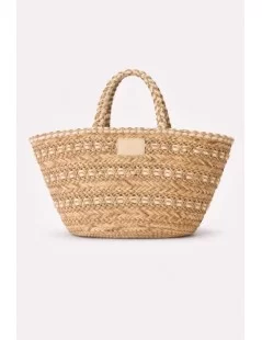 BOLSA EM RÁFIA E LUREX
