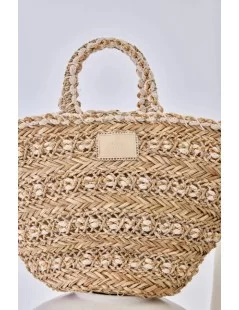 BOLSA EM RÁFIA E LUREX