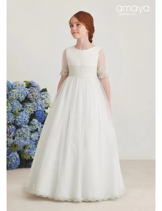 VESTIDO COMPRIDO COM LAÇO