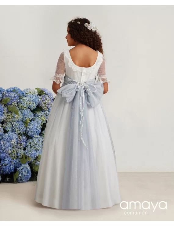 VESTIDO COMPRIDO COM LAÇO