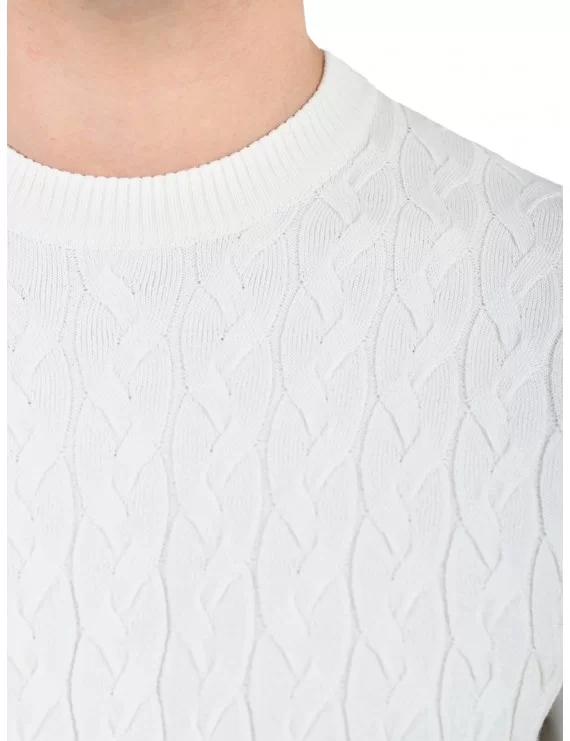 CAMISOLA DE MALHA TRANÇADA