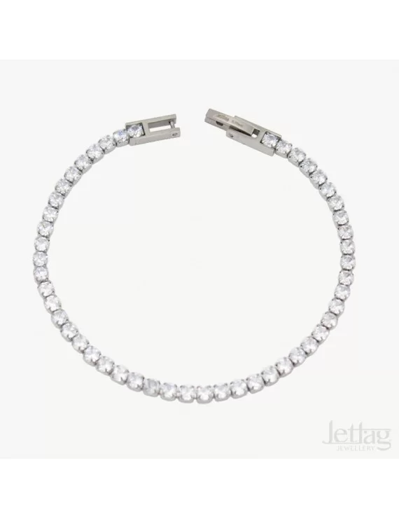 PULSEIRA FINA C/FECHO COM BRILHANTES