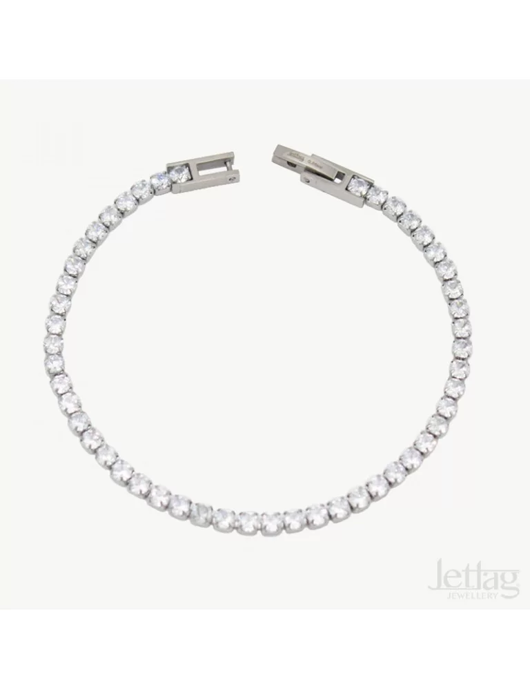 PULSEIRA FINA C/FECHO COM BRILHANTES